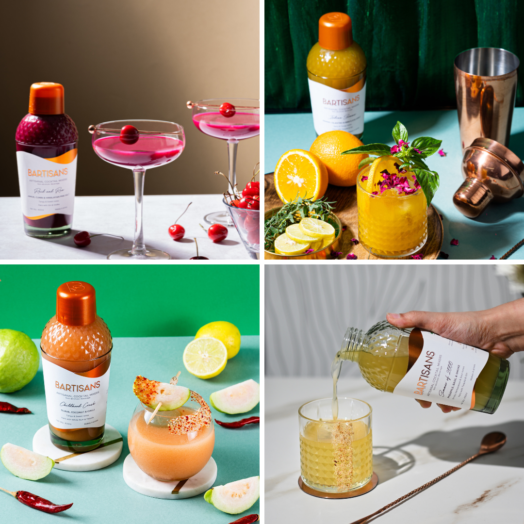 Buy Artisanal Natural Cocktail Mixers Online - Bartisans