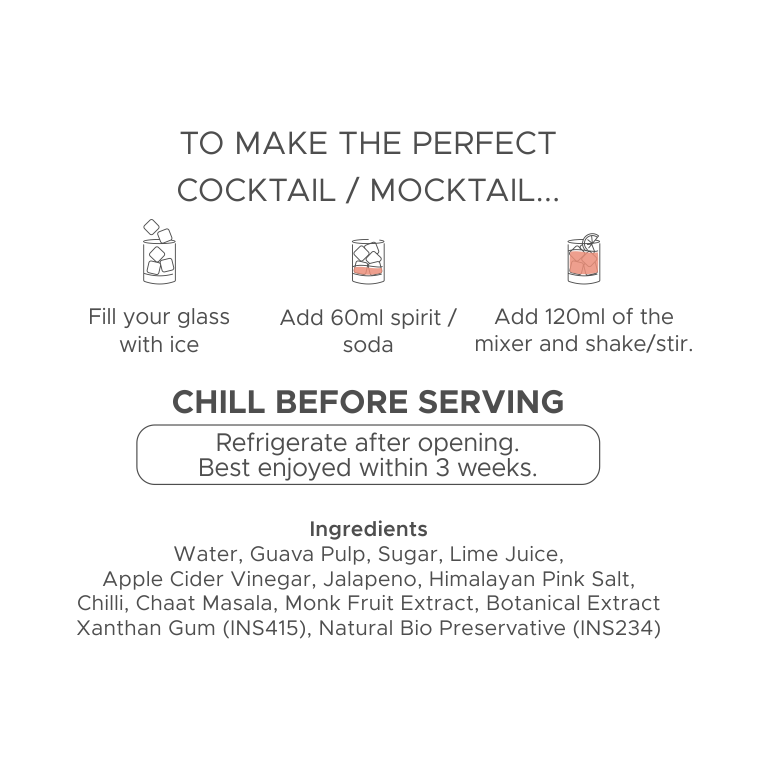 Guava Chilli Picante (2 Drinks)