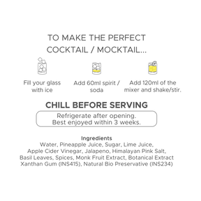 Smoked Pineapple Picante (2 Drinks)