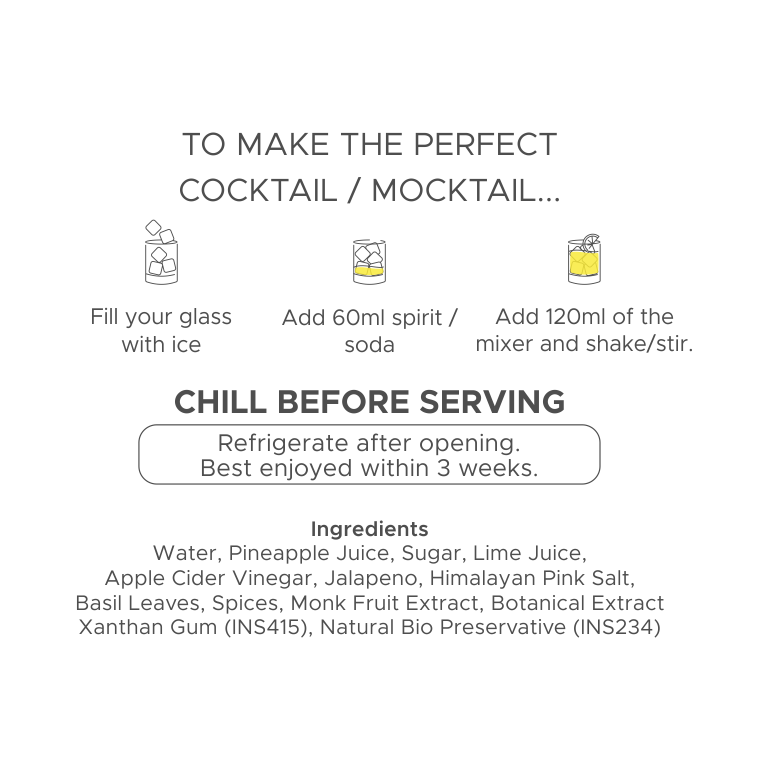 Smoked Pineapple Picante (2 Drinks)