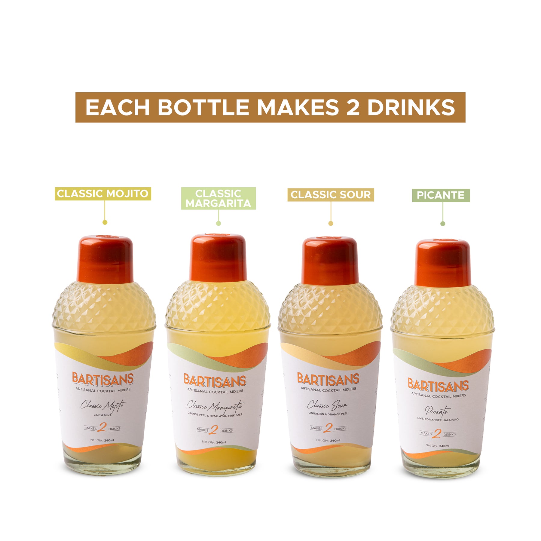 The Classic Cocktails Pack (Makes 8 Drinks)