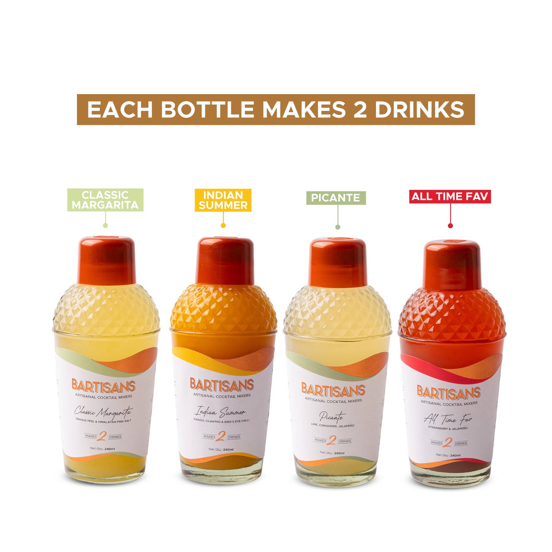 Tequila Lovers Pack (Makes 8 Drinks)
