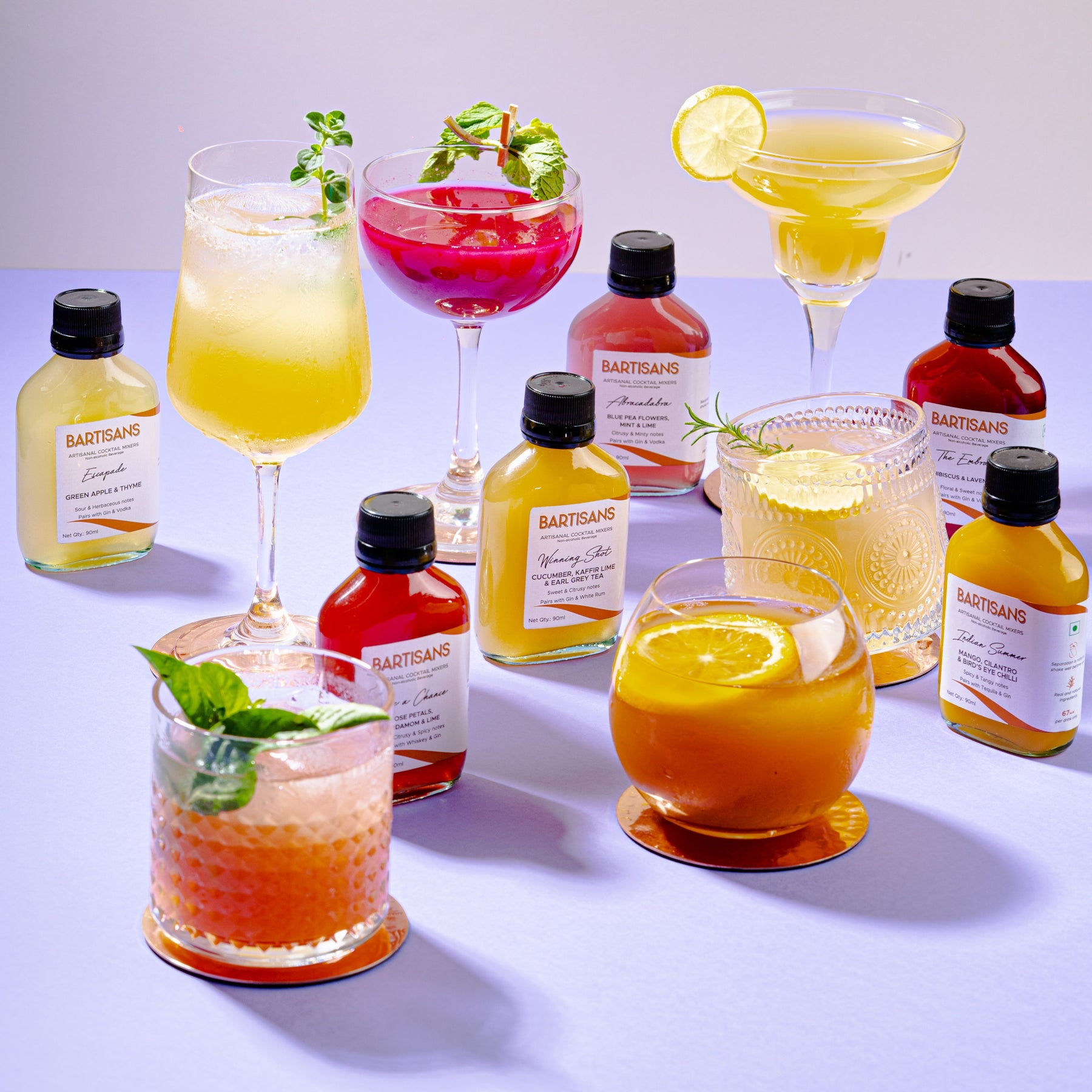 Buy Artisanal Natural Cocktail Mixers Online - Bartisans