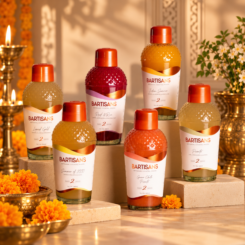 The Bartisans Diwali Party Pack – 6 Flavours, Makes 12 Drinks