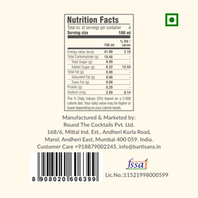 Ruby Rush nutrition facts, ingredient list and FSSAI licence details