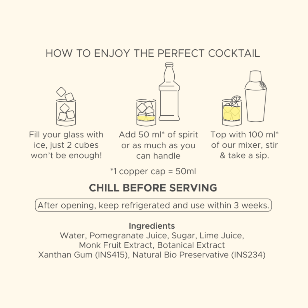 How to make the perfect Ruby Rush cocktail in three steps, with the full ingredient list